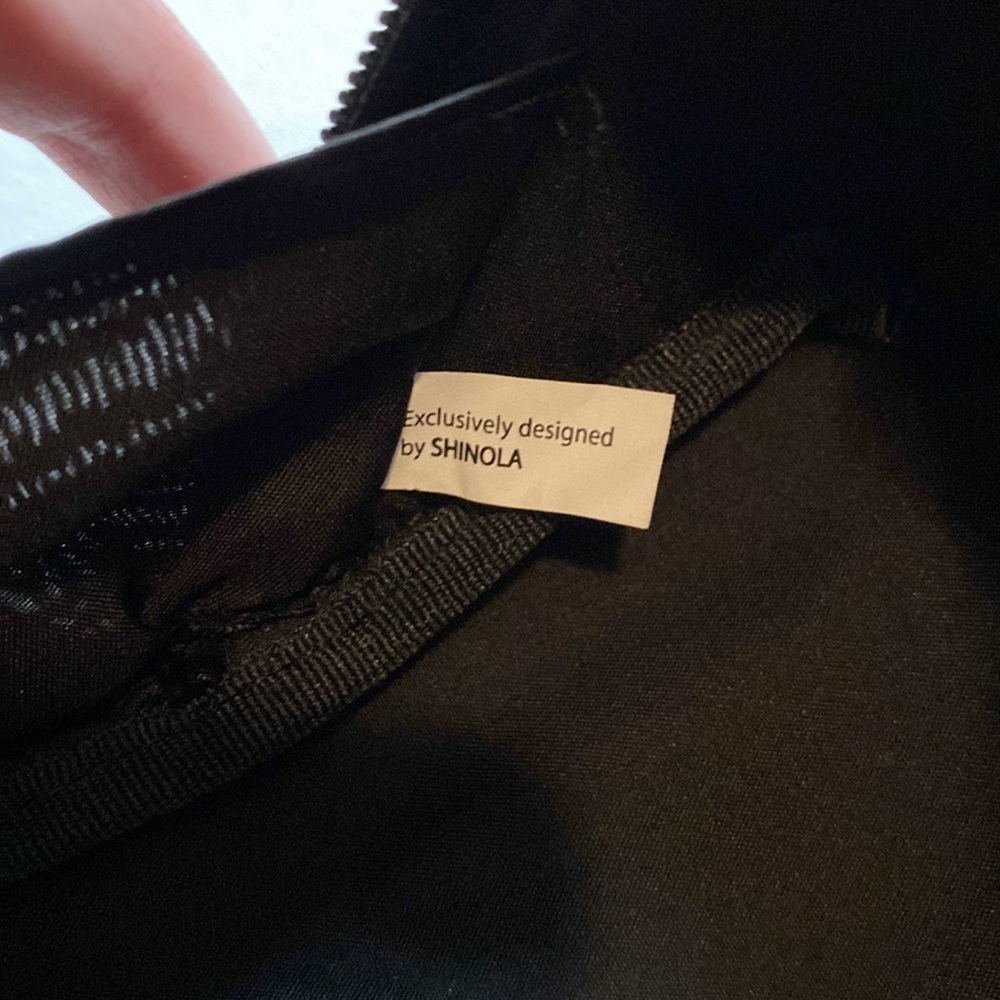 Shinola Black Leather Cosmetic Bag - Picture 8 of 10